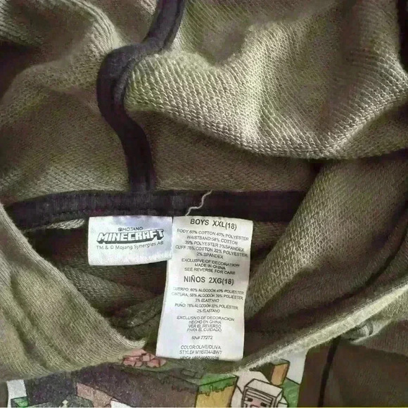 Minecraft Hoodie for Boys D06 - Picture 5 of 7